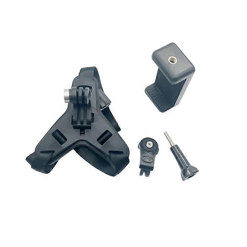 Motorcycle Helmet Chin Bracket Set, Compatible with Multiple Devices, Suitable for GoPro and DJI, for Cycling Shooting