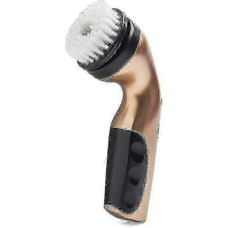 Electric Shoe Polisher Electric Shoe Brush, Portable Shoe Polisher With Rechargeable Machine And 5 Brush Heads For Shoe Bag, Cleaning Care - Ya