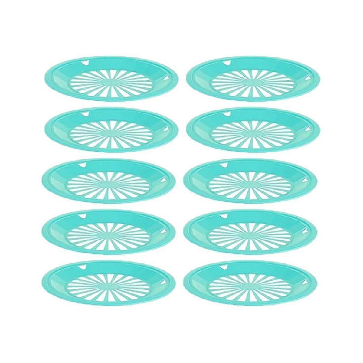 Reusable Plastic Plate Grilling Plate Cutout Plate Cutout Flatware Paper Plate Dispenser with Snap