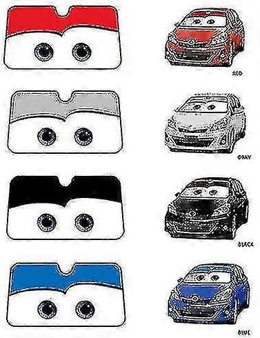 Car Windshield Sunshade, Cartoon Eyes Front Auto Protector