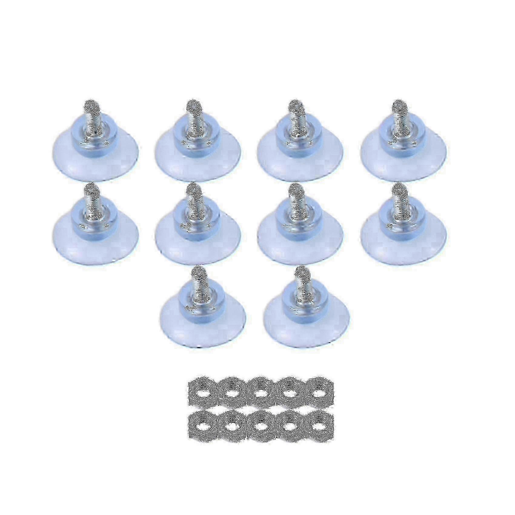 10 Pcs Strong Suction Cup Replacements For Glass Table Tops With M6 Screw Edition 0820