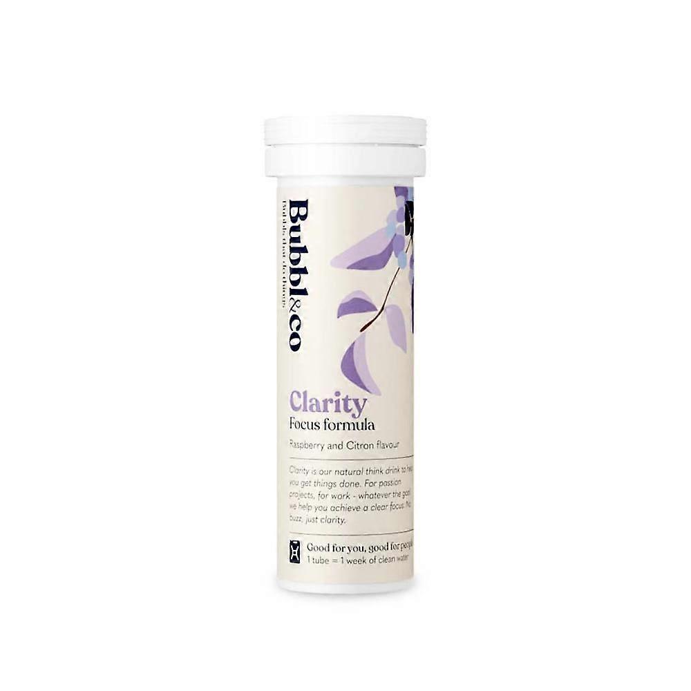 Bubbl&Co Clarity Focus formula. 10 tablets per tube. - 4 Pack