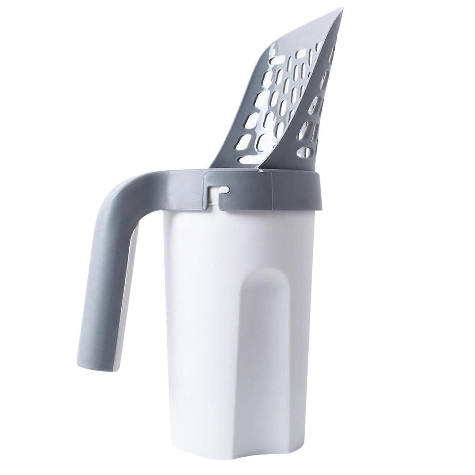 Cat Litter Scoop 29cm Poop Scoop with Removable Trash Can Durable ABS Ref: 4187