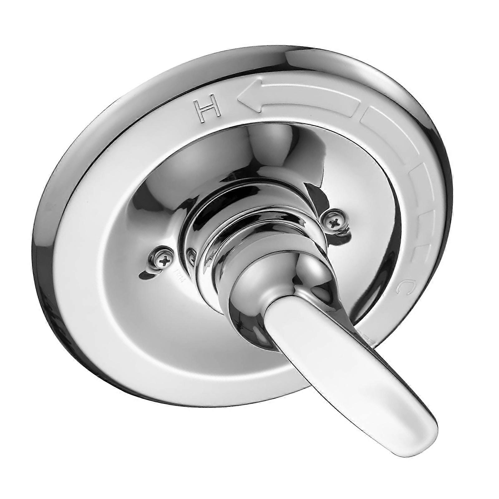 Shower Valves Trim Smooth Operating Shower Handle Mechanism for Easy Installation & Precise Temperature Adjustment  Silver
