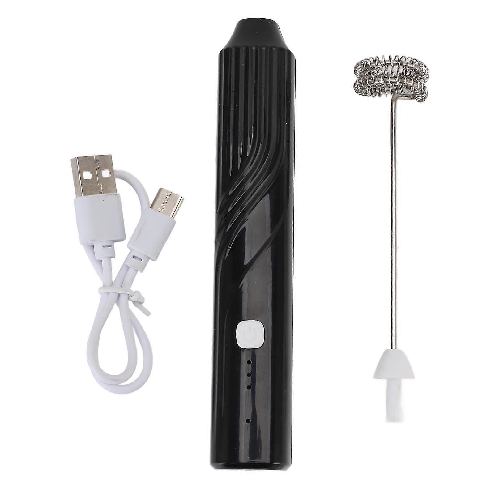 Electric Frother Multifunctional Efficient Use Stainless Steel Portable Handheld Milk Foam Maker for Coffee Beverage Ice Cream