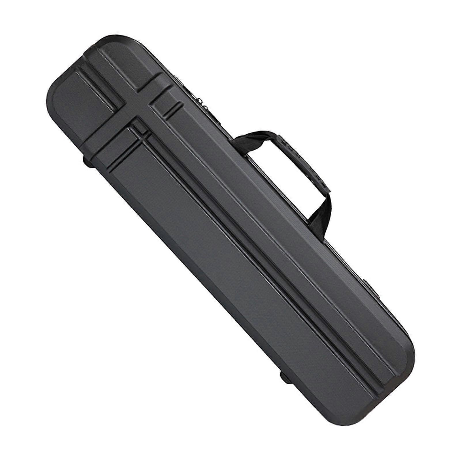 Fishing Rod Storage Bag EVA Hard Shell Case Waterproof 80Cm Black Multipurpose With Handle And Adjustable Shoulder Strap