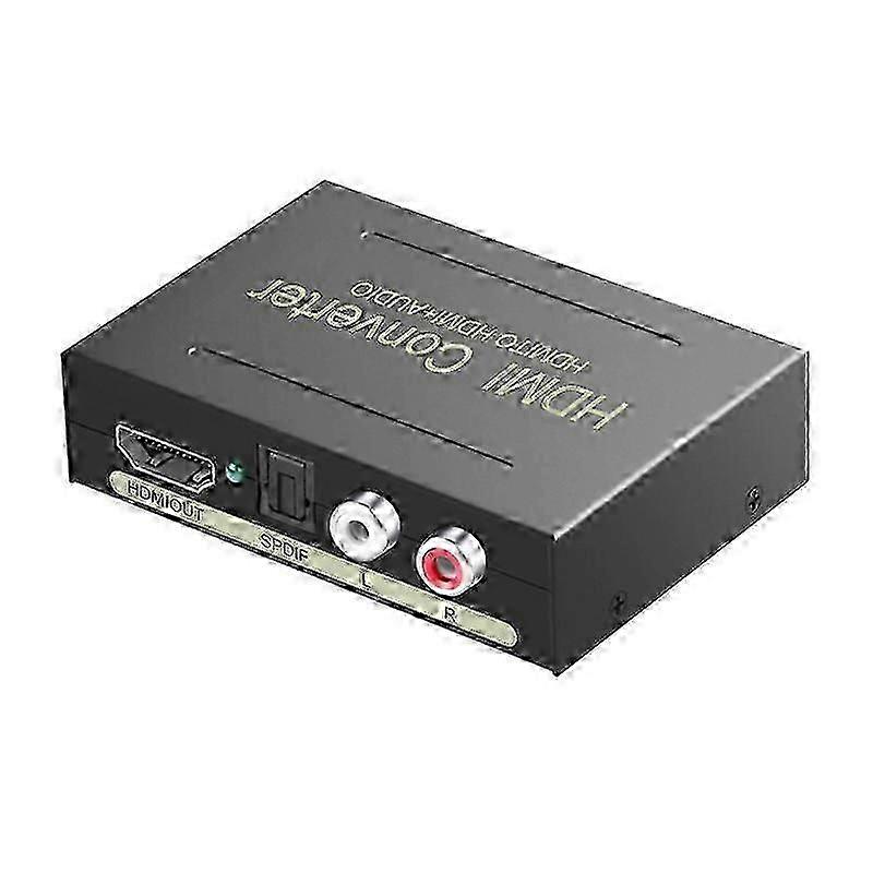 HDMI to Optical Audio Extractor 4K 60Hz Digital Audio Converter with Fiber Optic Output