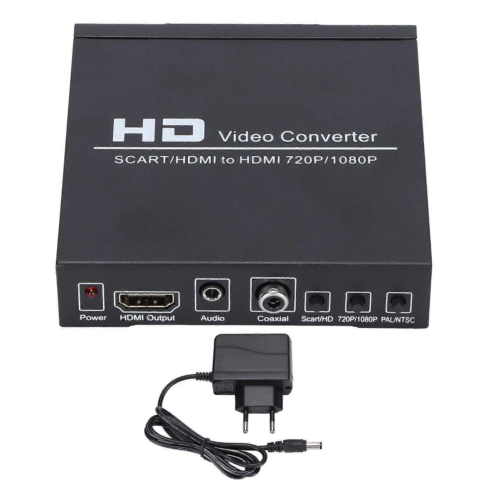 Video Converter SCART/HD Multimedia Interface to HD Multimedia Interface 1080P/720P Converter