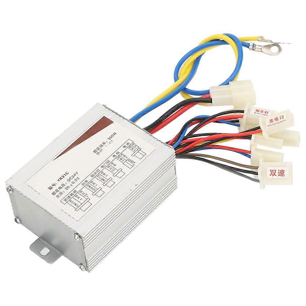 YK31C 24V 350W Motor Brush Controller Accessory for Electric Bicycle Scooter