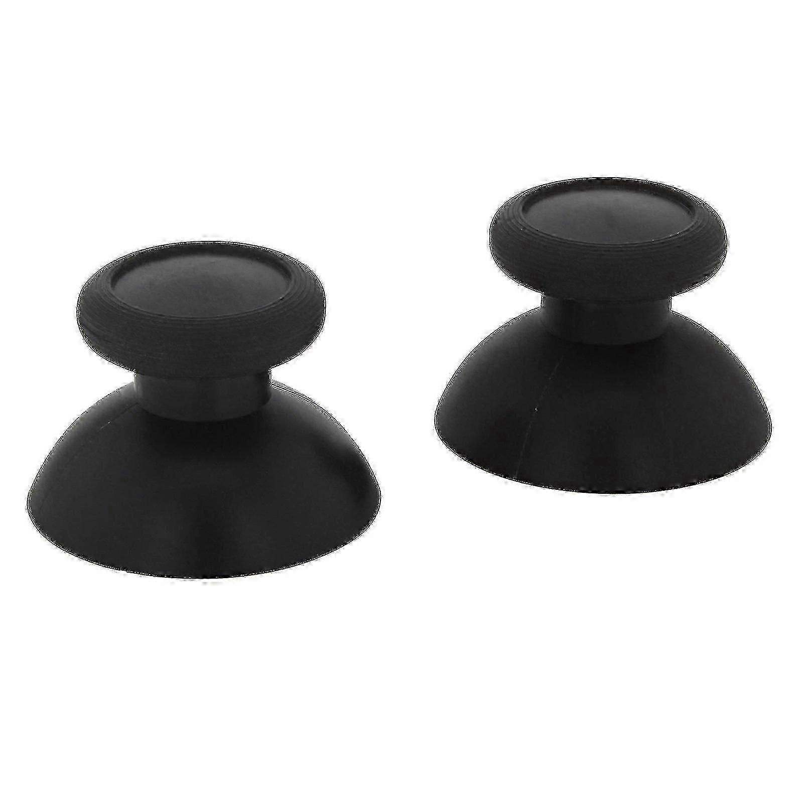 Zedlabz Replacement Analog Rubber Thumb Stick Grip Nintendo Switch Pro Controller - 2 Pack Black