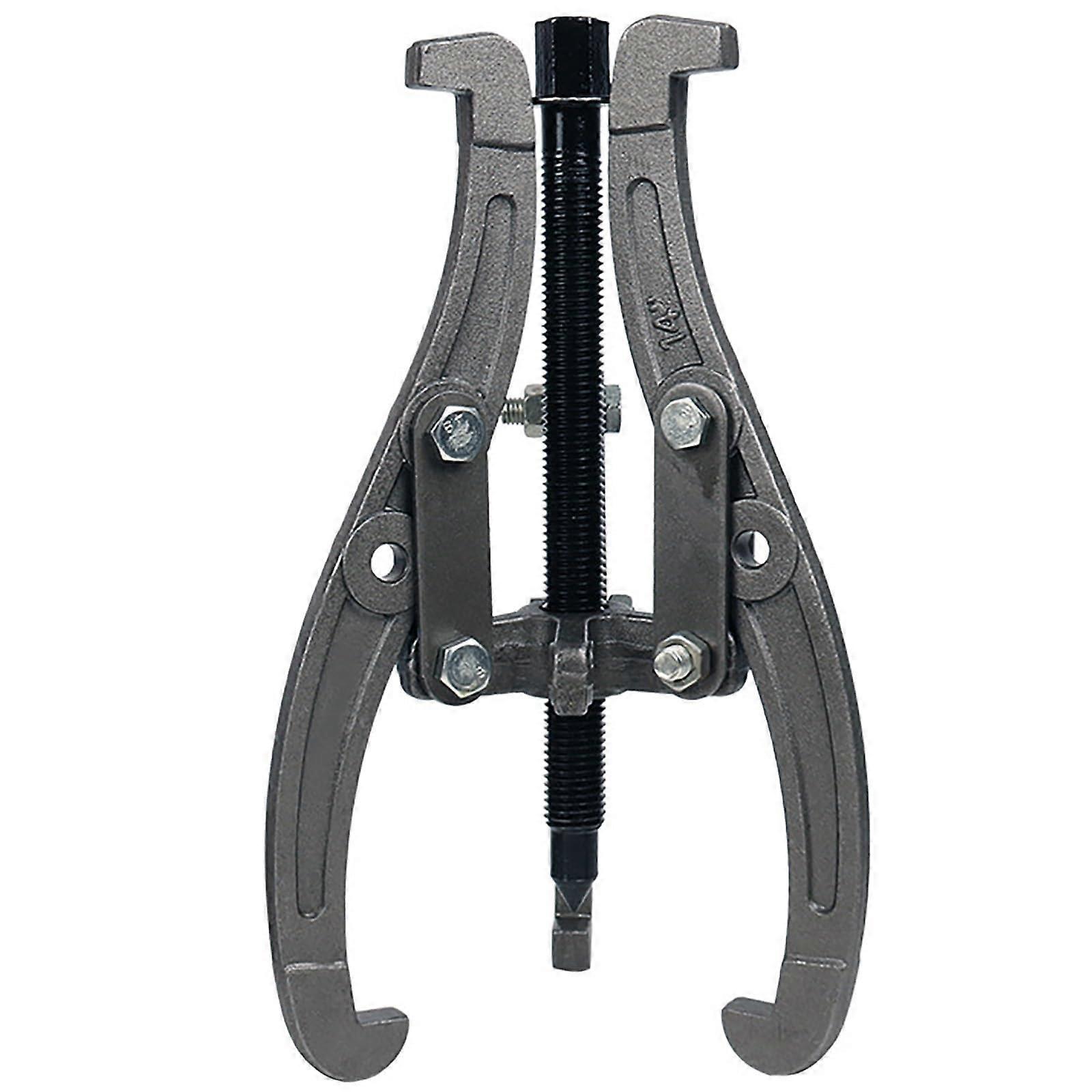 Extracteur de roulement 2 mâchoires 3 mâchoires Outil de plaque d’acier forgé avec réglage à double trou pour engrenages Poulies Roulements Volants d’inertie 8 pouces