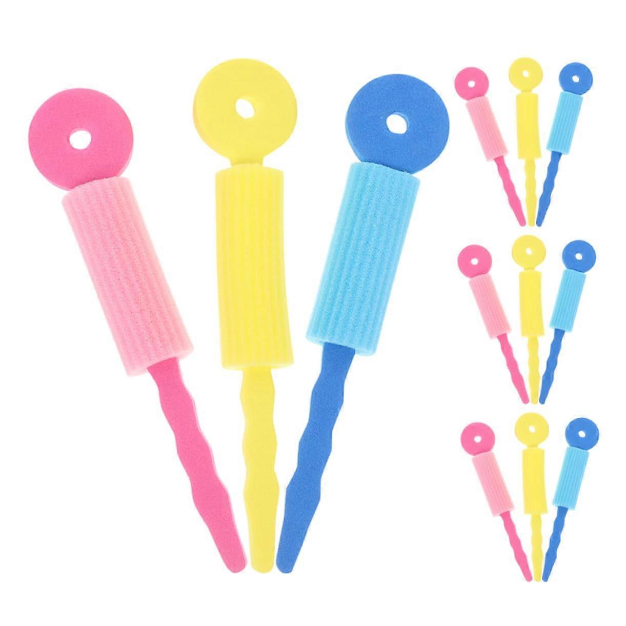 Soft Sponge Curlers 30-Pack For Short To Medium Hair No Heat Rollers Gentle Curling Tool Create Unique Styles