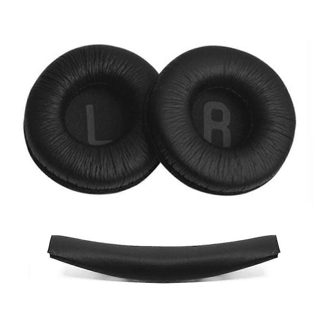 Replacement Leather Earpads & Headband Cover for T500BT T450 Tune600 T510BT Comfortable Headphone Cushions Pink