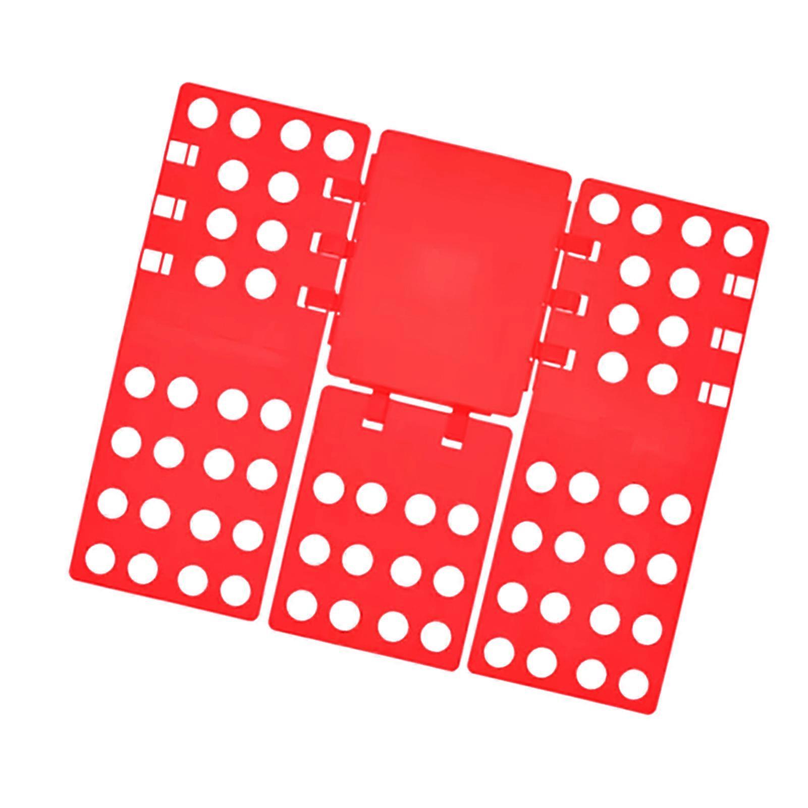 T Shirt Folding Board 68x58cm Red PP Resin Labor Saving Stable