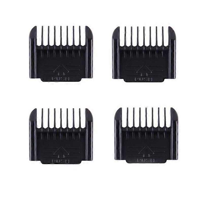 Electric Clipper Accessories,4Pcs Cut Clipper Limit Comb Guide Attachment Size Barber Replacement(3