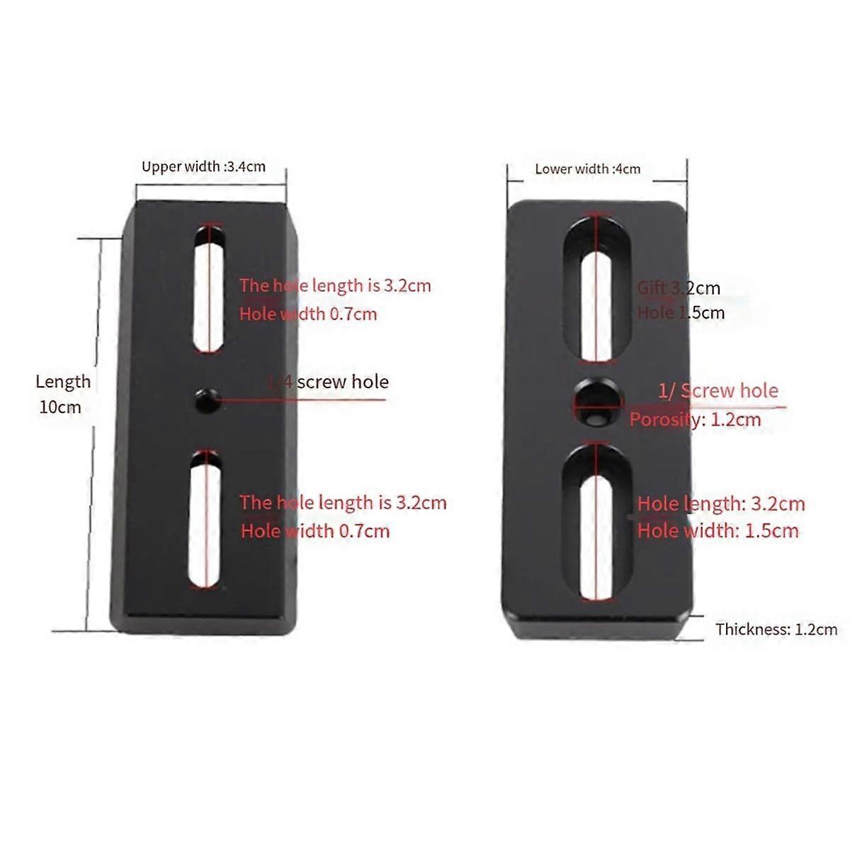 Multifunctional Dovetail Plate Black Telescope Accessory Telescope for Dovetail Plate(40Cm)