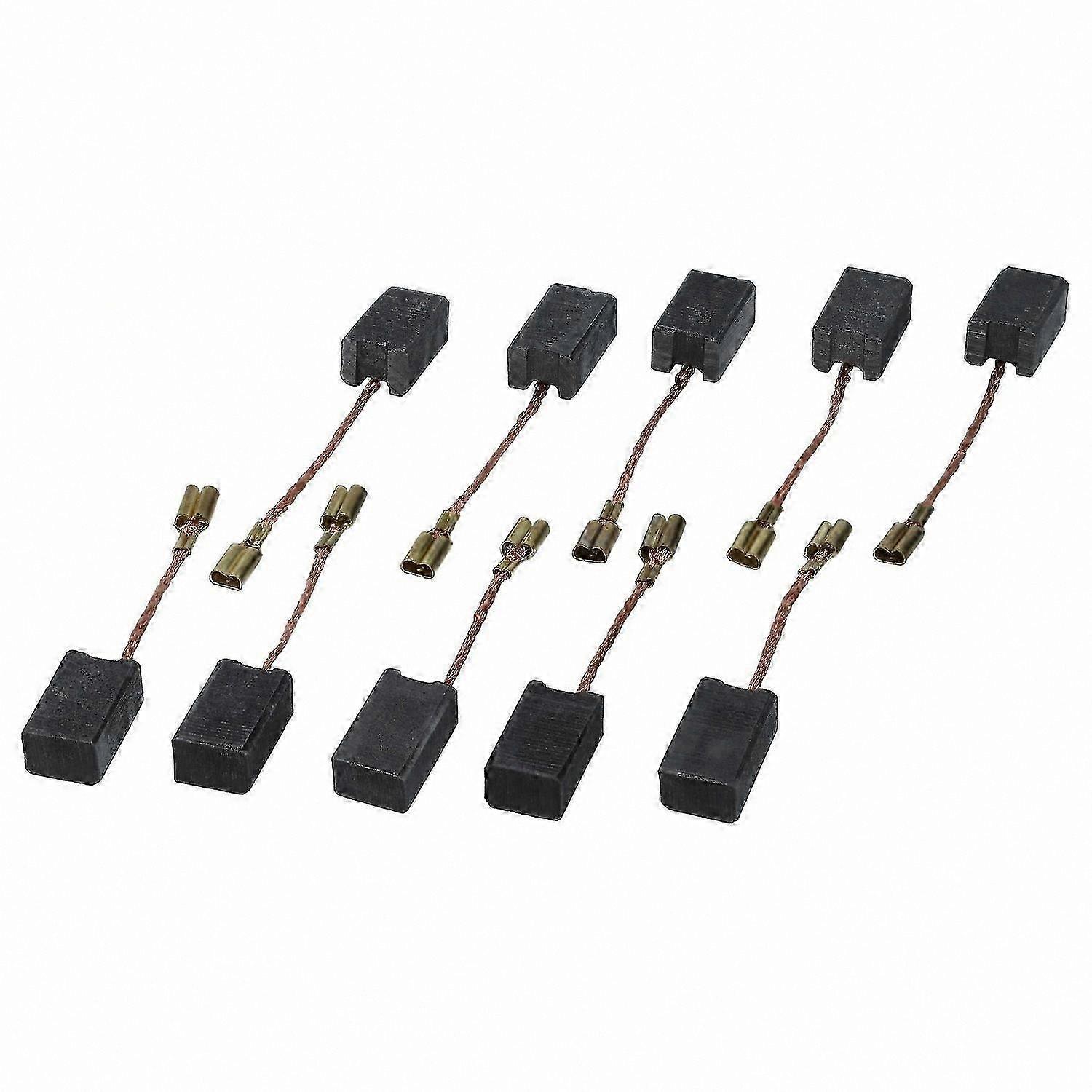 10-Pack Carbon Brush 5.9 x 7.95 x 13.3 mm Replacement for Angle Grinder Tools