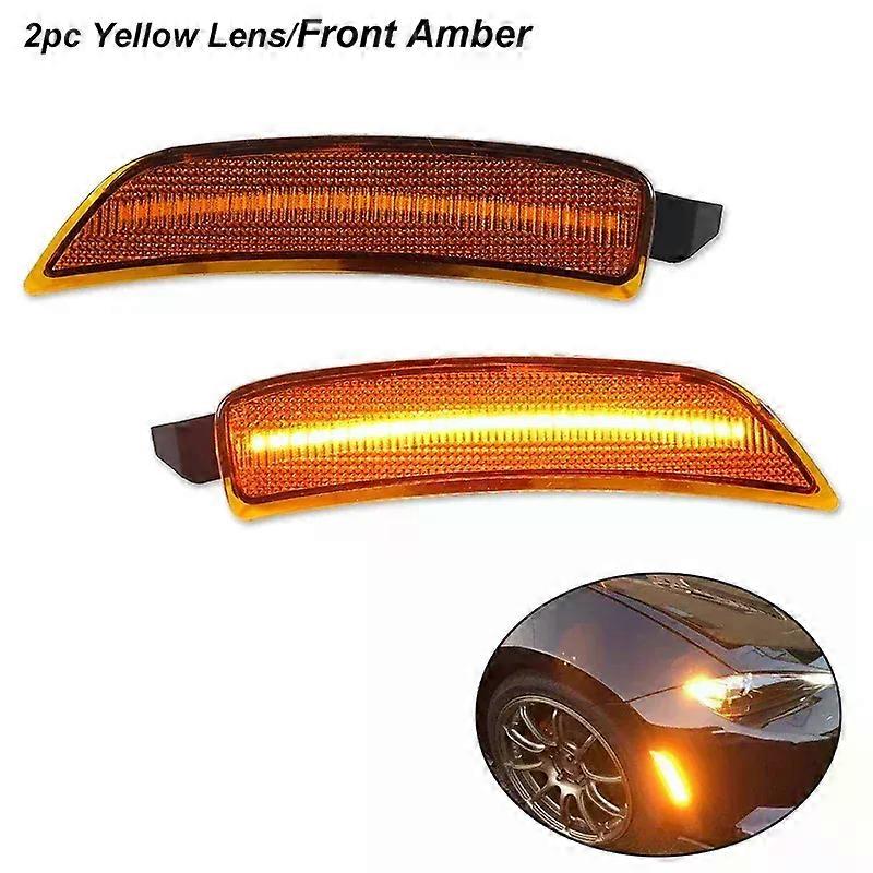 For Mazda MX-5 Miata 2016-2023 Car Front / Rear Fender Side Marker Turn Signal Lights Parking Lights Amber / Red / White LED 12V