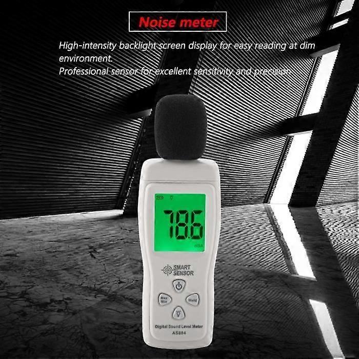 Digital Sound Level Meter 30-130dB Professional Decibel Measurement - Sound Level Meter - LCD Display