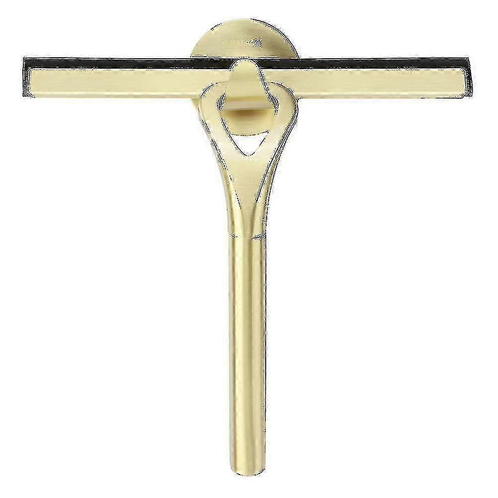 Stainless Steel Shower Squeegee with Wall Bracket No Drilling Needed
