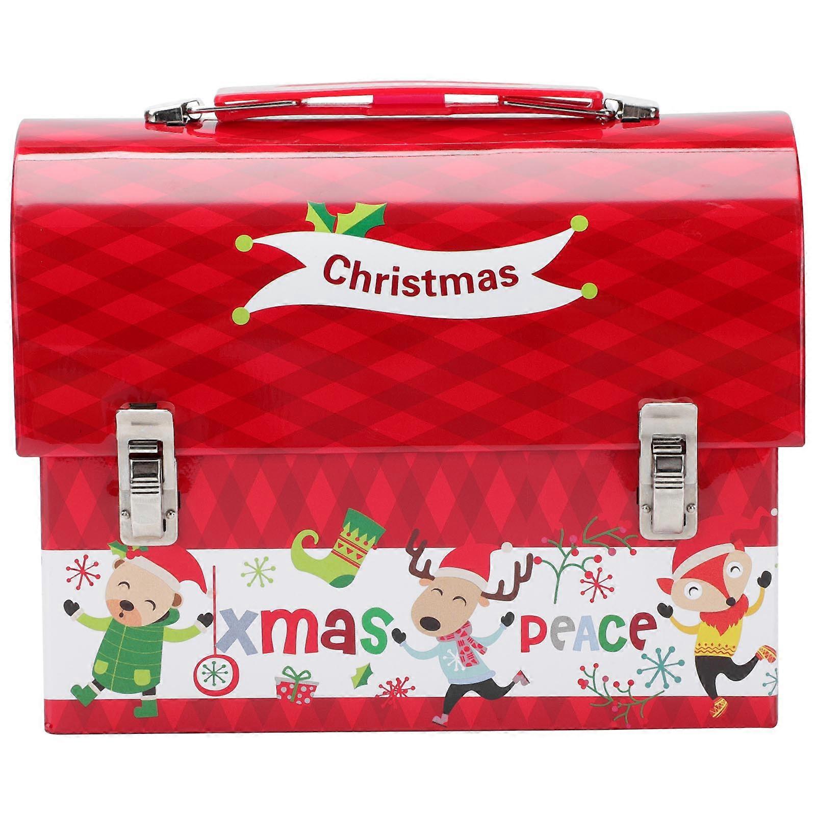 Christmas Saving Pot Iron Coin Bank Decorative 1Pcs for Home Decoration