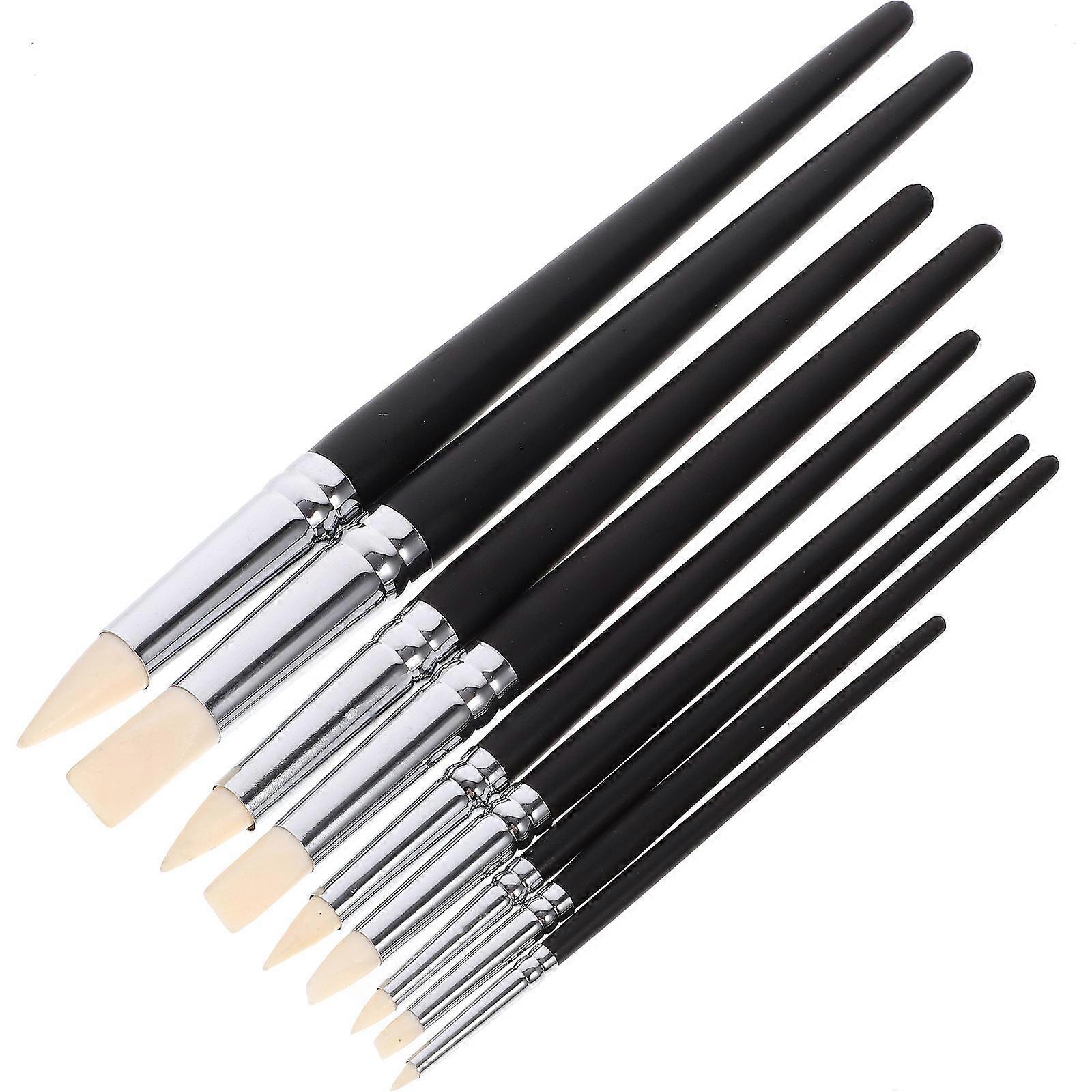 Clay Painting Tools 9Pcs Kit for Fingerprint Cleaning on Clay