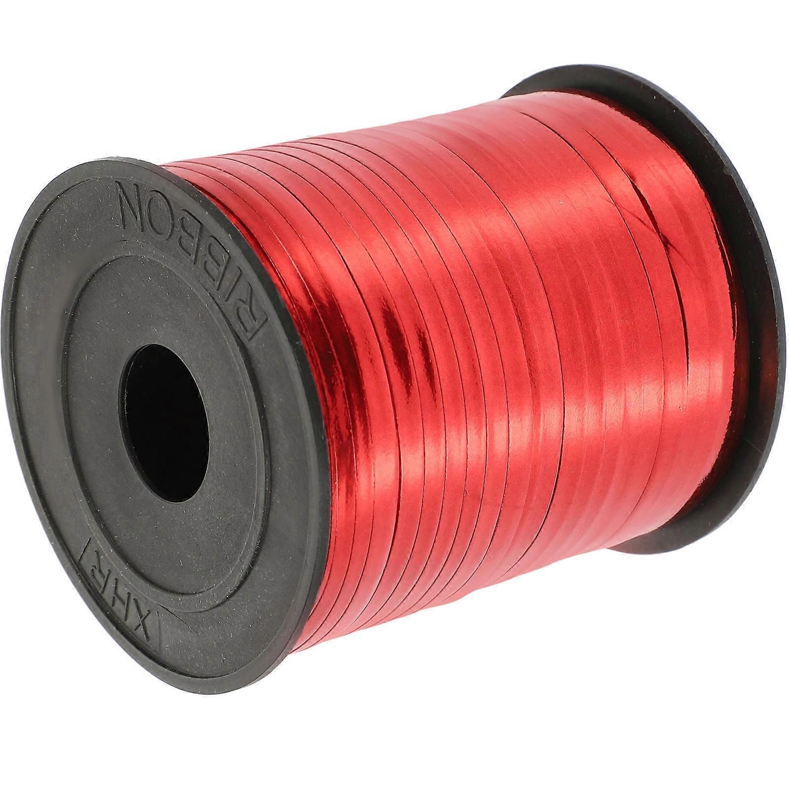 Gift Packaging Ribbon Decorative Ribbon for Gift Wrapping 5 Rolls Red