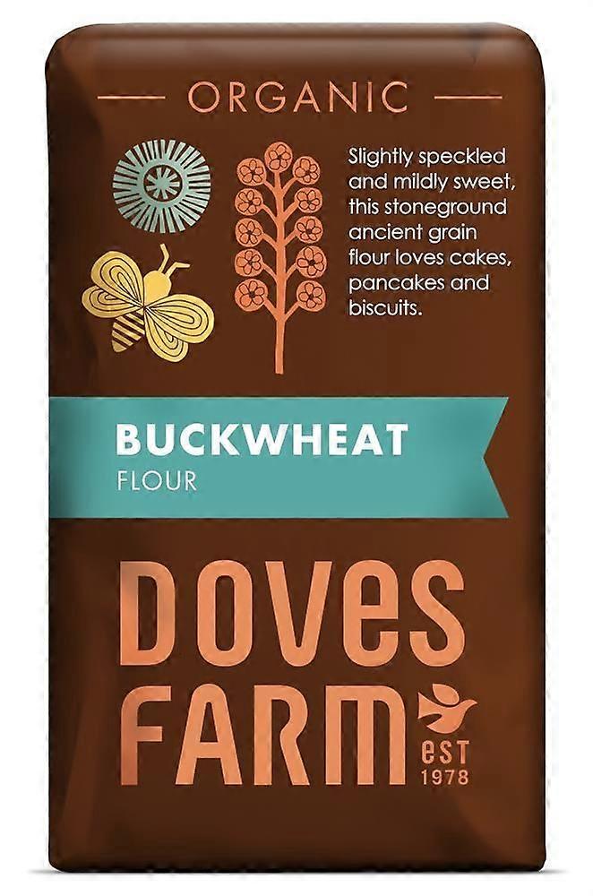 Doves Farm Organic Buckwheat Flour 1kg - 5 Pack