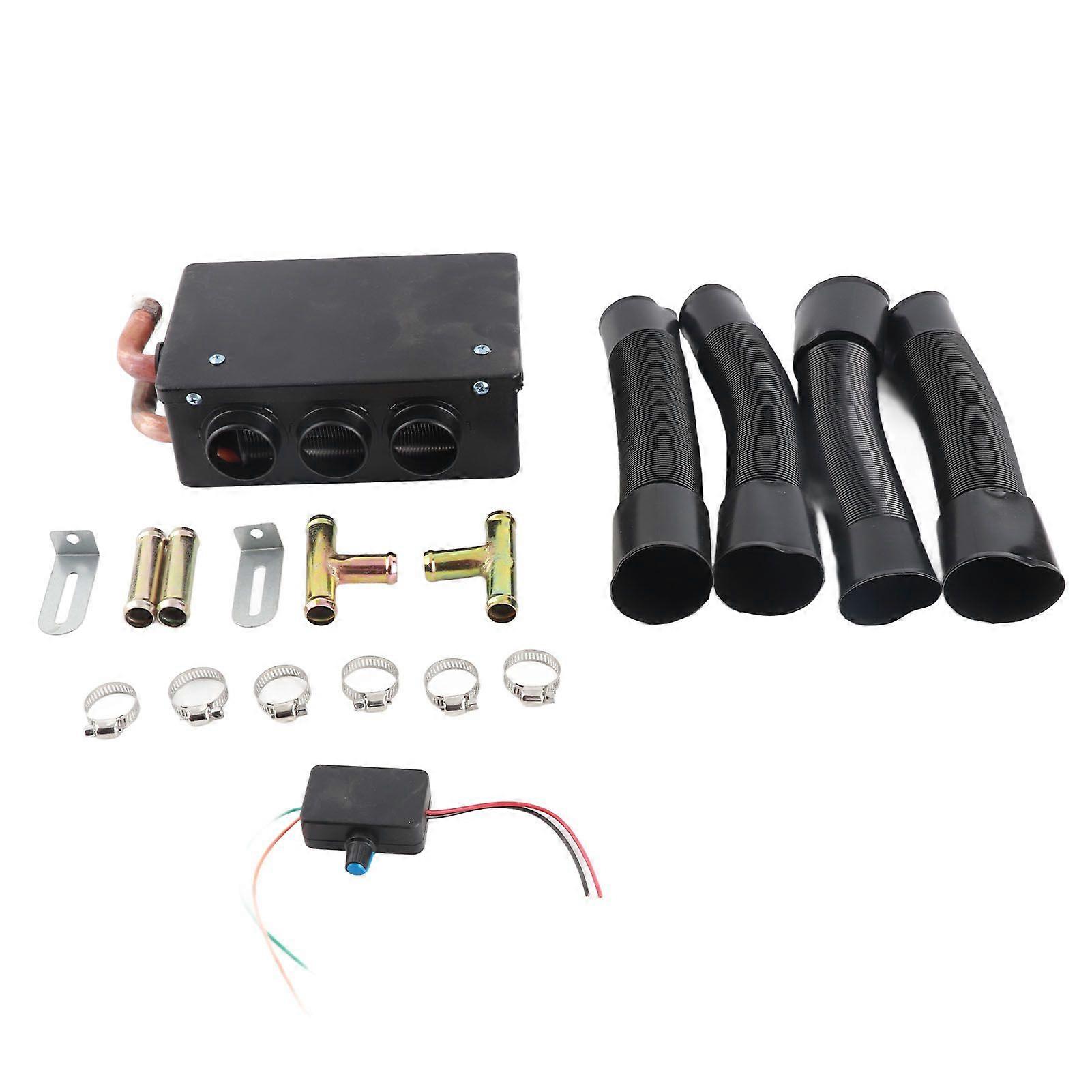 12V 50W Car Heater 3 Hole Portable Winter Fast Heating Warmer Frost Removing Low Noise