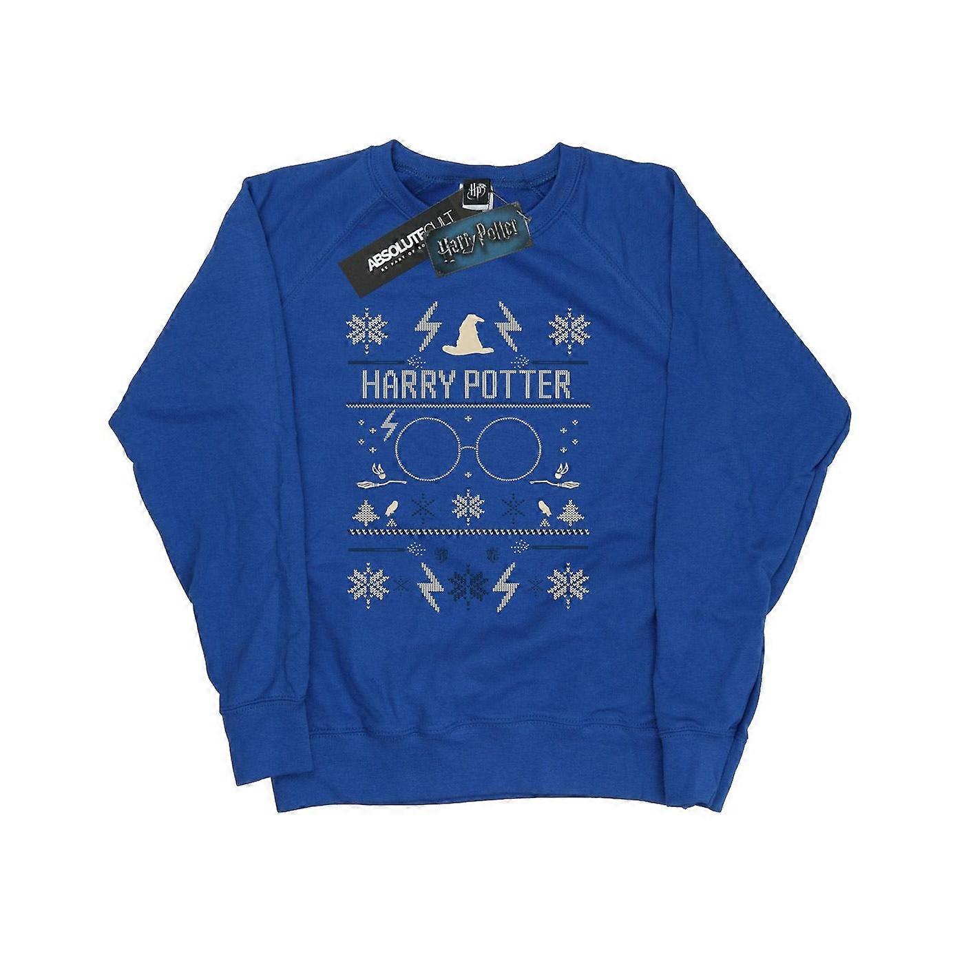 Harry Potter Dames/Dames Kerst Patroon Sweatshirt