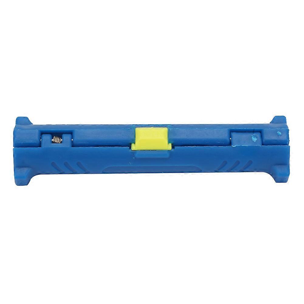 Pince à dénuder électrique multifonction pour câbles coaxiaux, type rotatif, coupe-fil (bleu)
