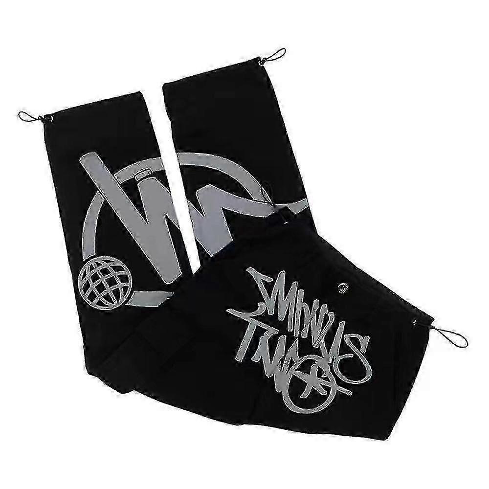 Minus-to Hip -hop Retro Mænd , Sommer Afslappet Lige , Trykt Løs Neutral