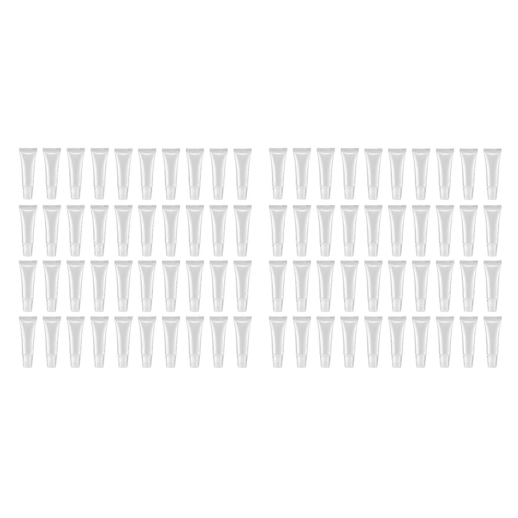 200 Pcs 10Ml Distribution Bottle Lip Gloss Tubes, Empty Clear Lotion Containers Tubes for Cosmetics