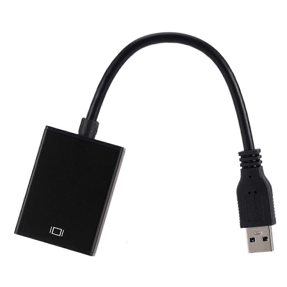 USB to HDTV Adapter For PC And Laptop USB to HDMI Cable Converter With Audio, MultiScreen Display, Plug And Play