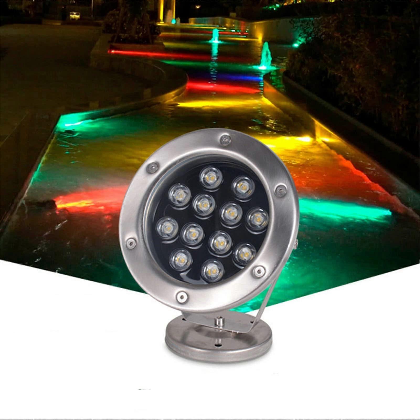 Underwater LED Submersible Lights For Ponds And Pools 18W Blue Waterproof For Fish And Water Illumination