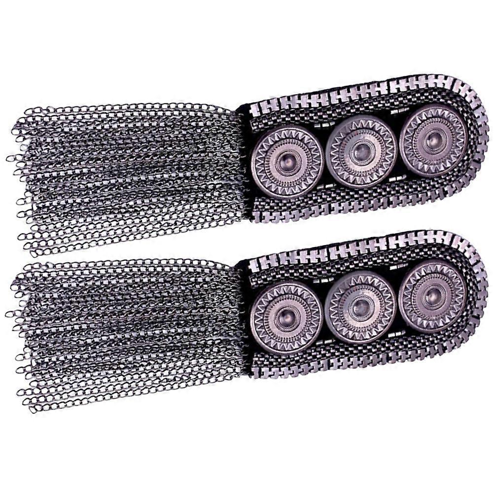 Fringe Epaulet Shoulder Boards Badge for Decorative Use 2Pcs