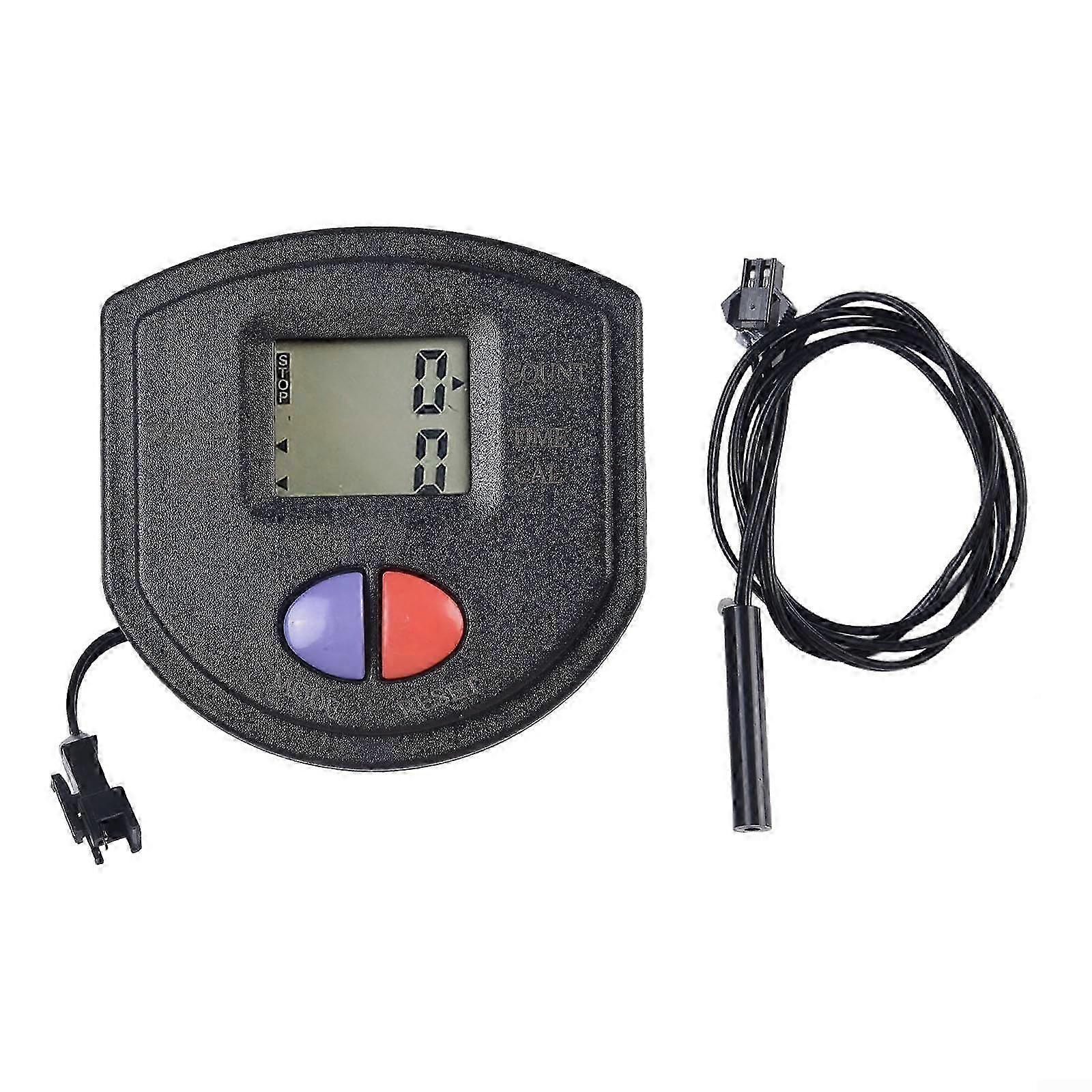 Digital Stepper Counter with LCD Display, Abdominal Wheel Monitor, Step Machine Counter for Home Gym Fitness Equipment