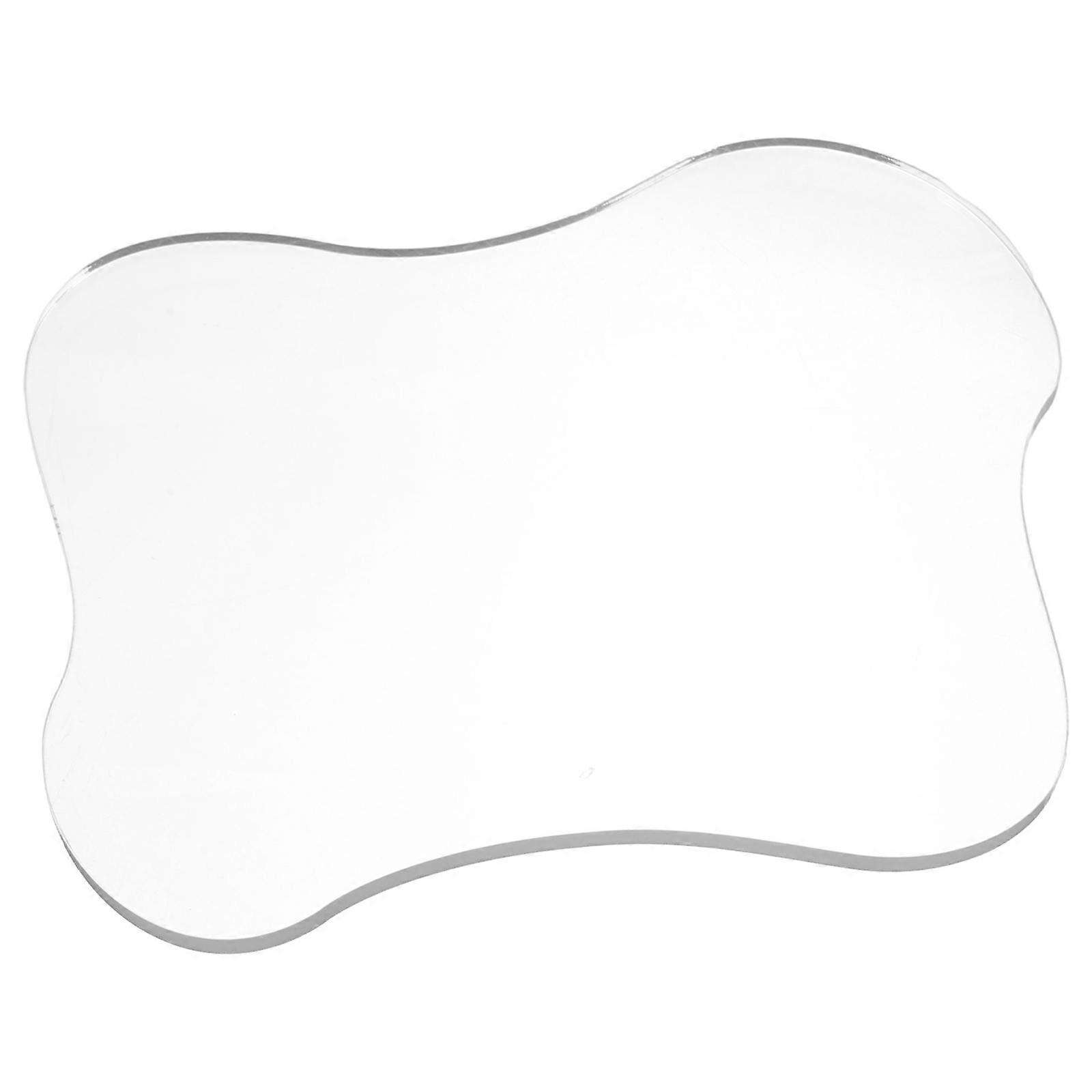 Clear Acrylic Coaster Decorative Coaster for Home 5Pcs Pack