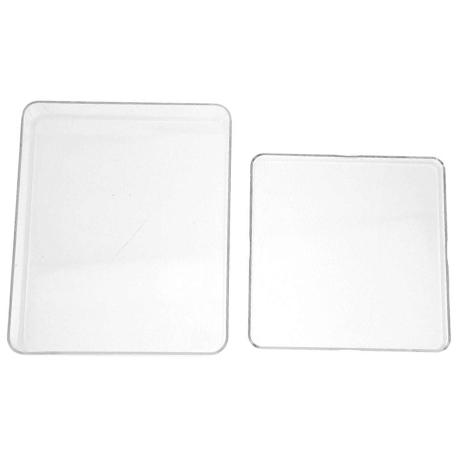 Reusable Electronic Scale Tray Plastic Scale Pan for Food Weighing 10Pcs