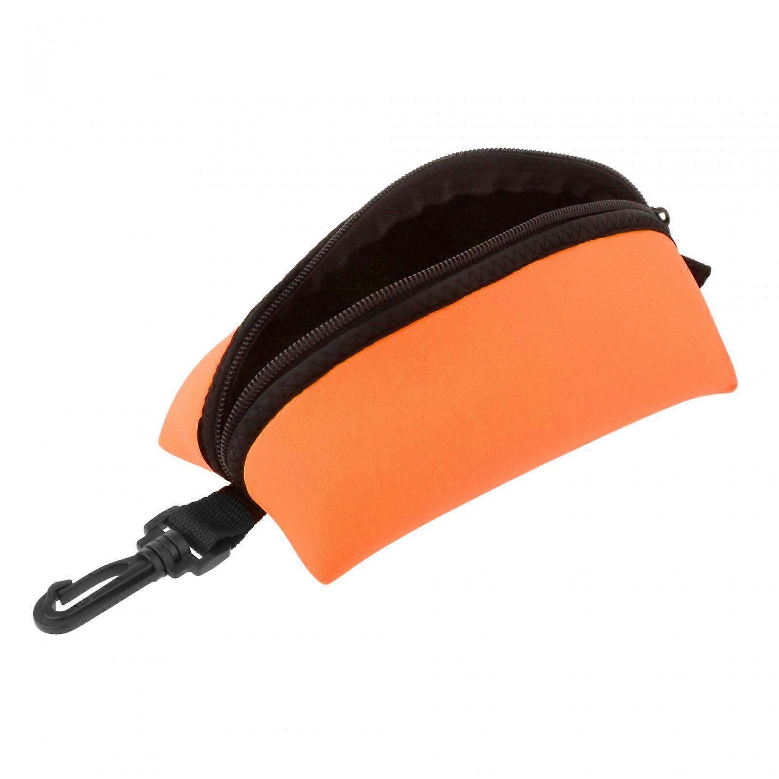Diving Devices Bag Small for Motion Camera Counterweight Belt Computer Watch orange
