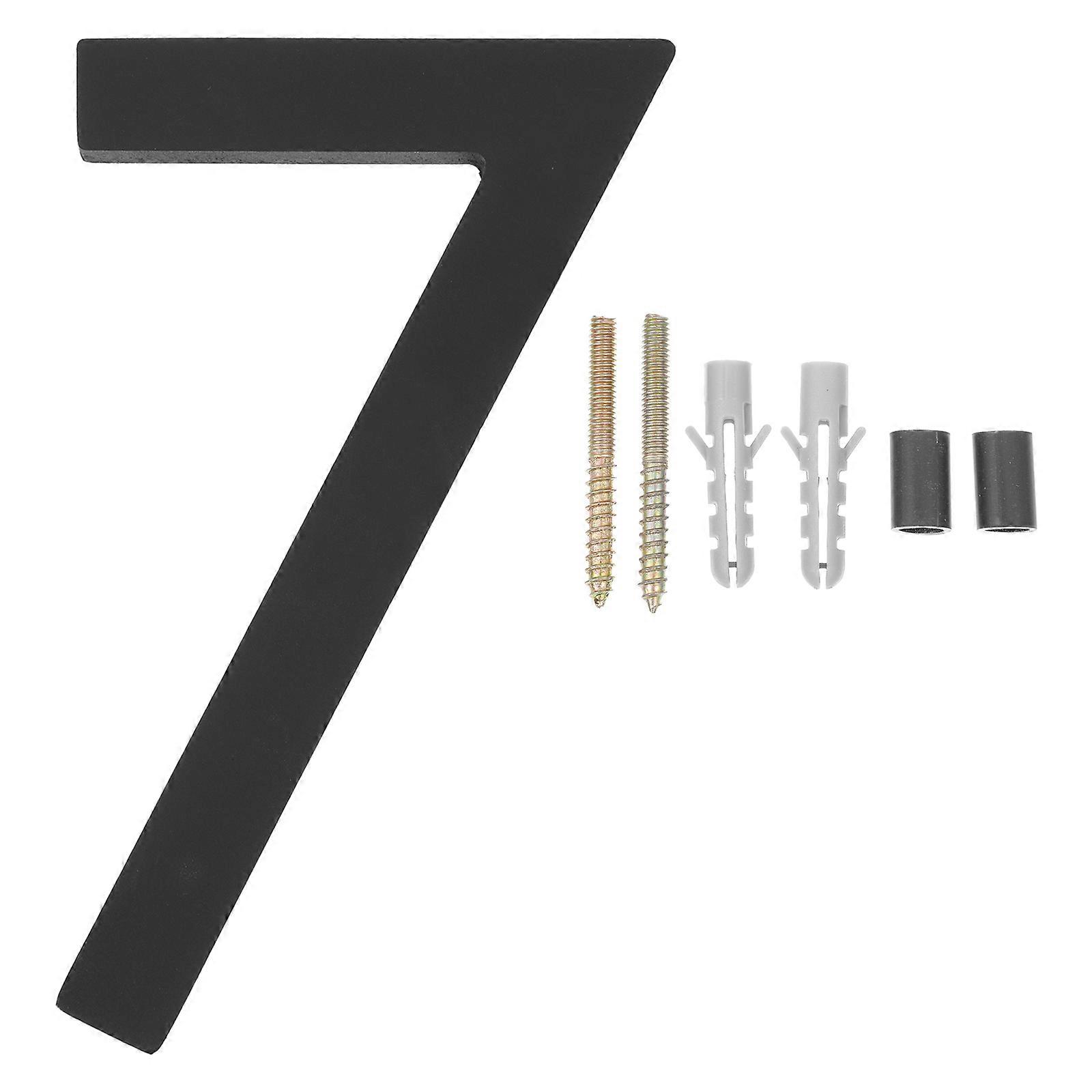 Mailbox Number Acrylic Door Number for Decor 3Pcs House Address Labels