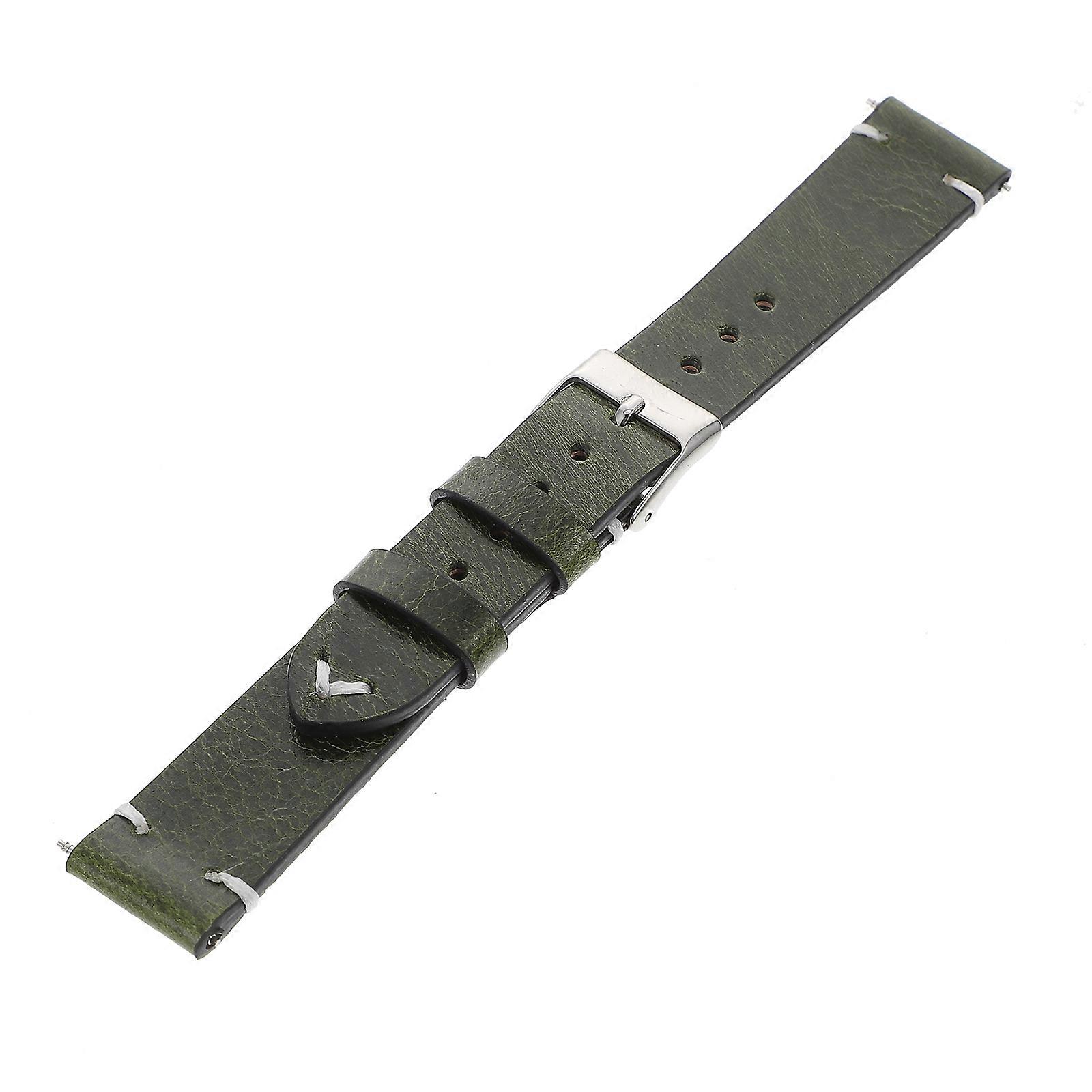 Fashion Cowhide Watch Strap 2 Pcs Adjustable For Elegant Comfortable And Durable