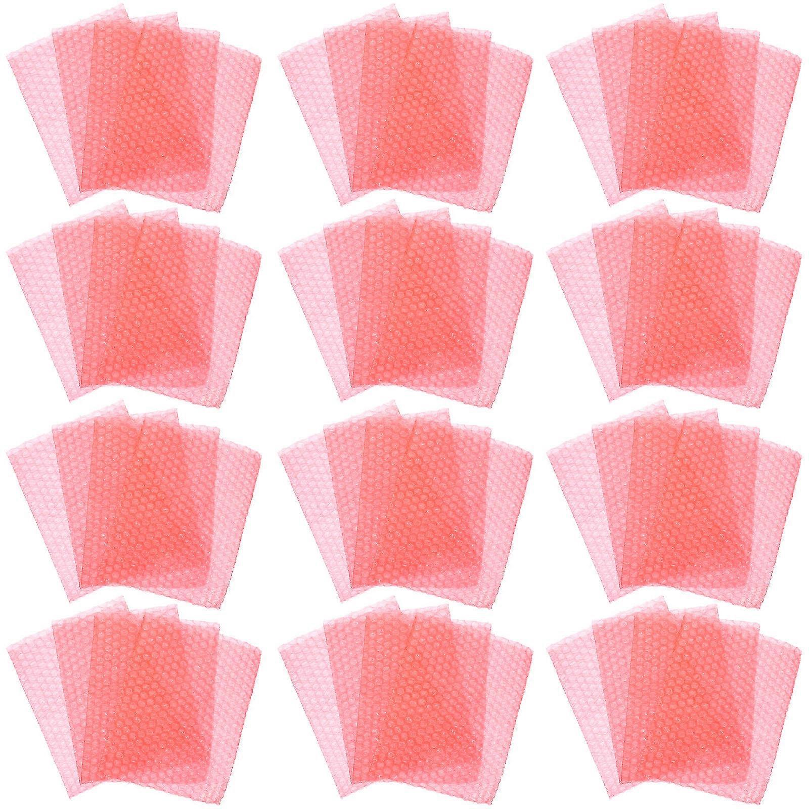 Bubble Pouch Bag Red 200Pcs for Shockproof Packing Protection