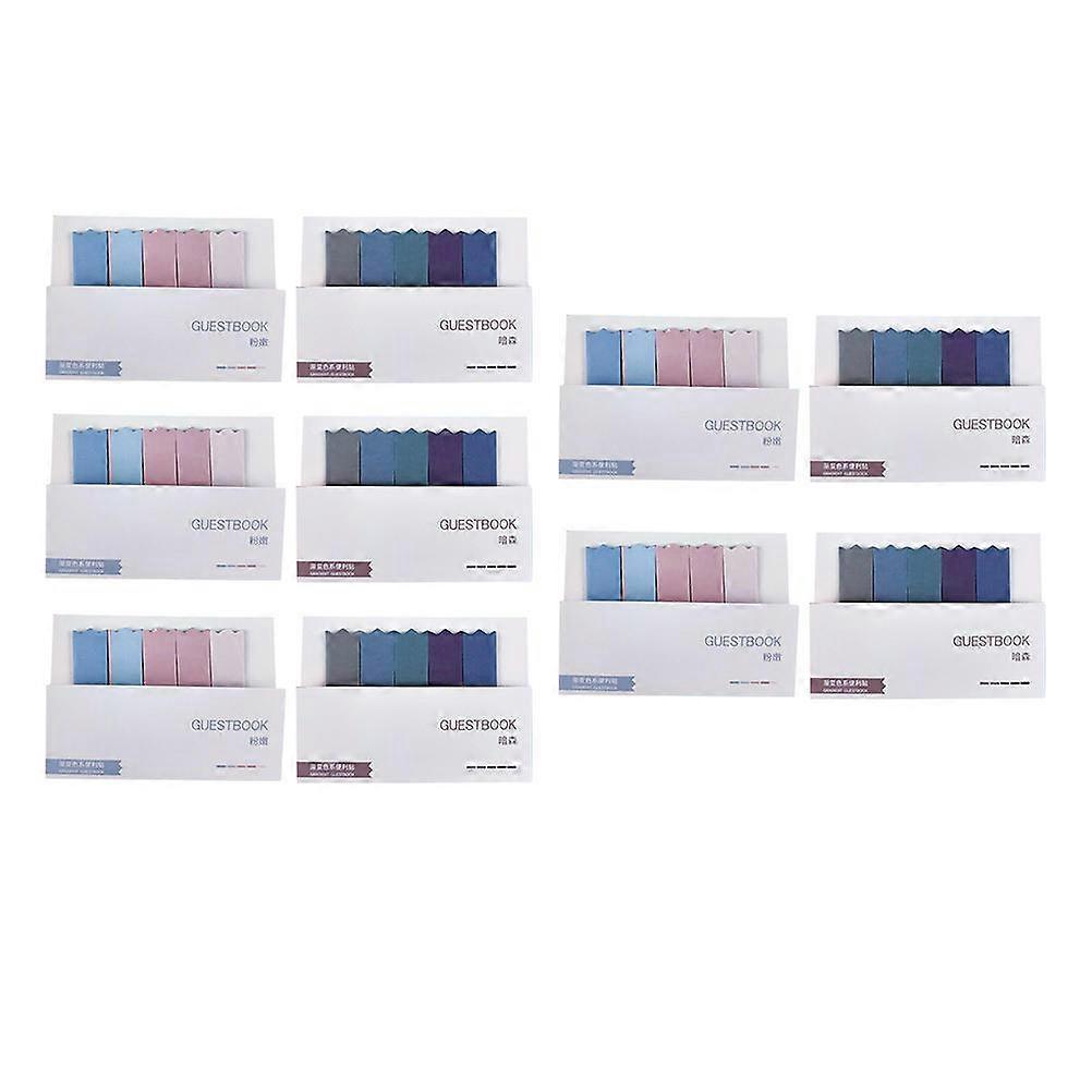 Convenient 10Pcs Marker Sticker Page Marker Paper Mats for Office Use