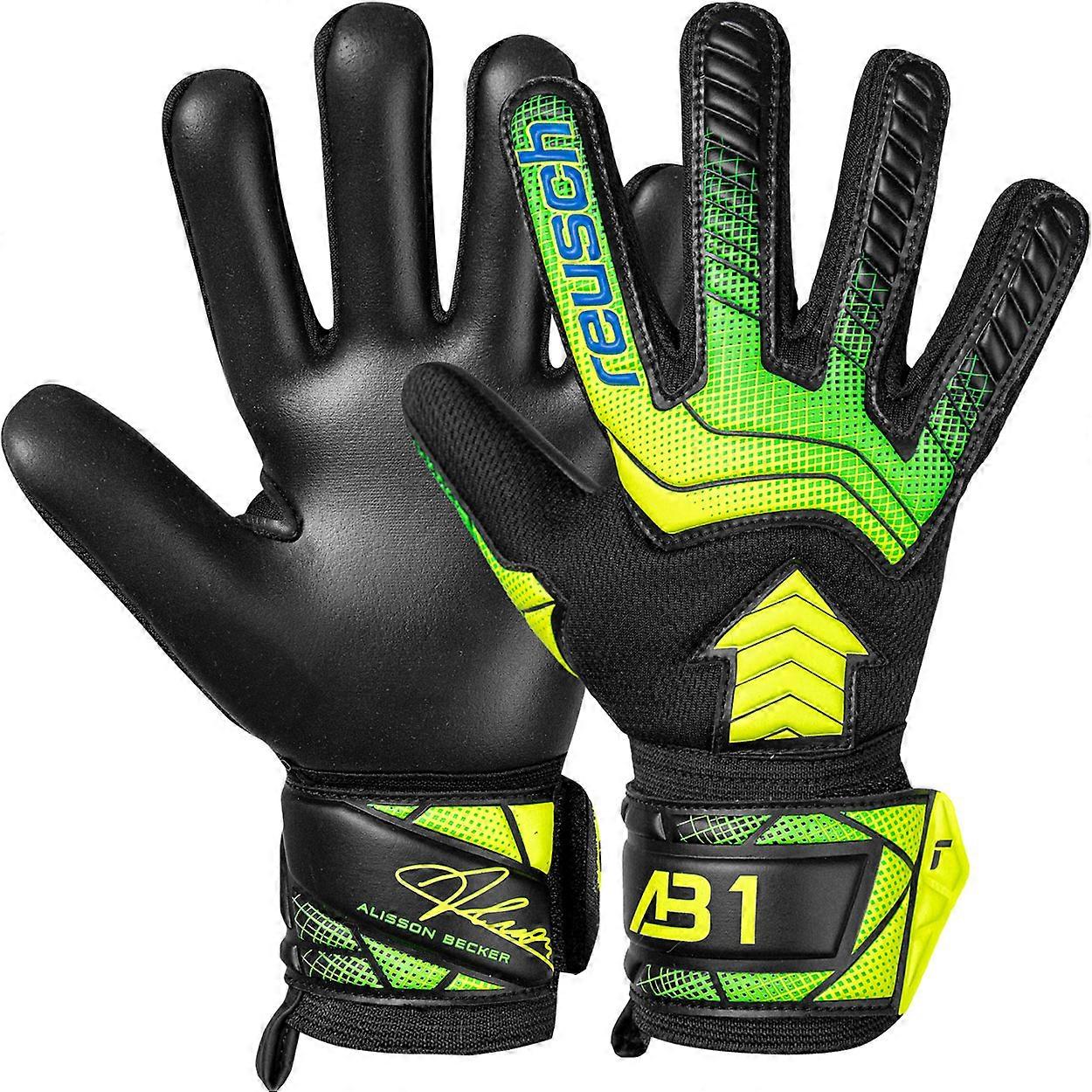Reusch Attrakt AB1 Silver Junior Goalkeeper Gloves