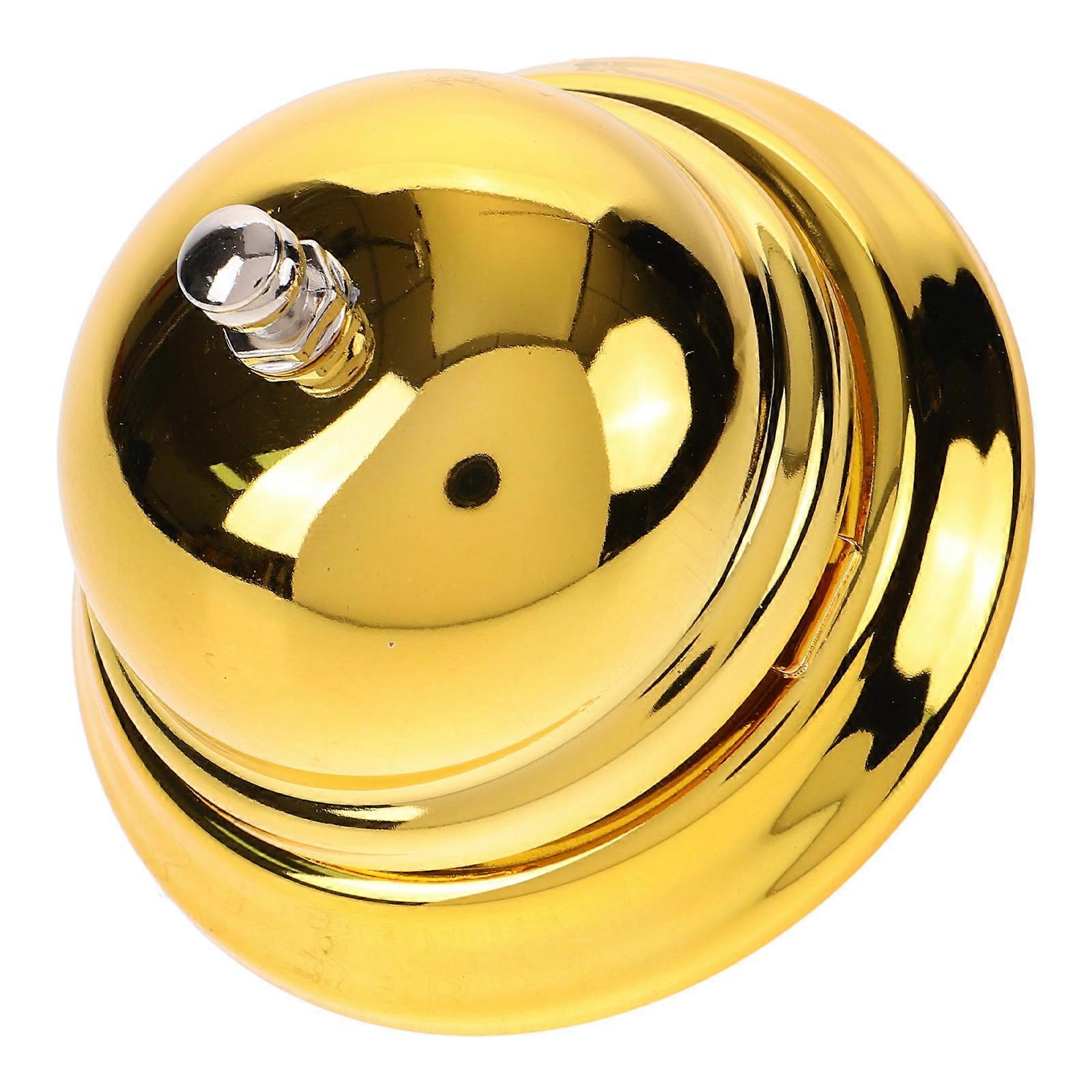 Creative Service Bell Pressing 3Pcs for Restaurant Reception Use Golden