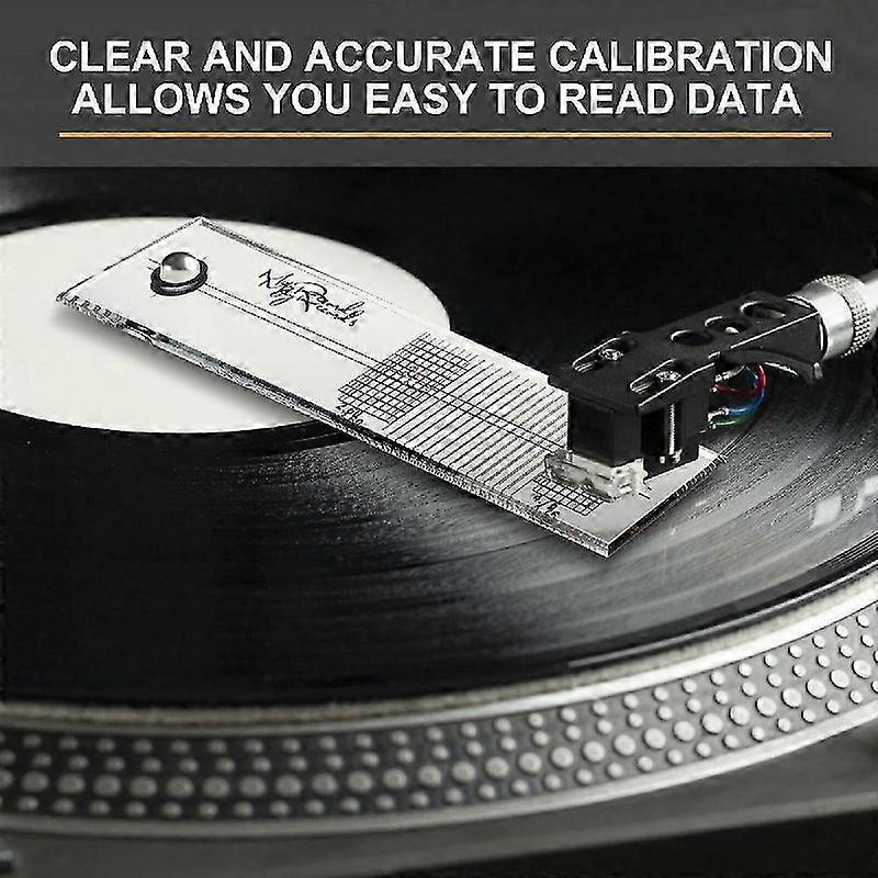 Protractor Alignment Tool Turntable Phonograph Record Cartridge Stylus