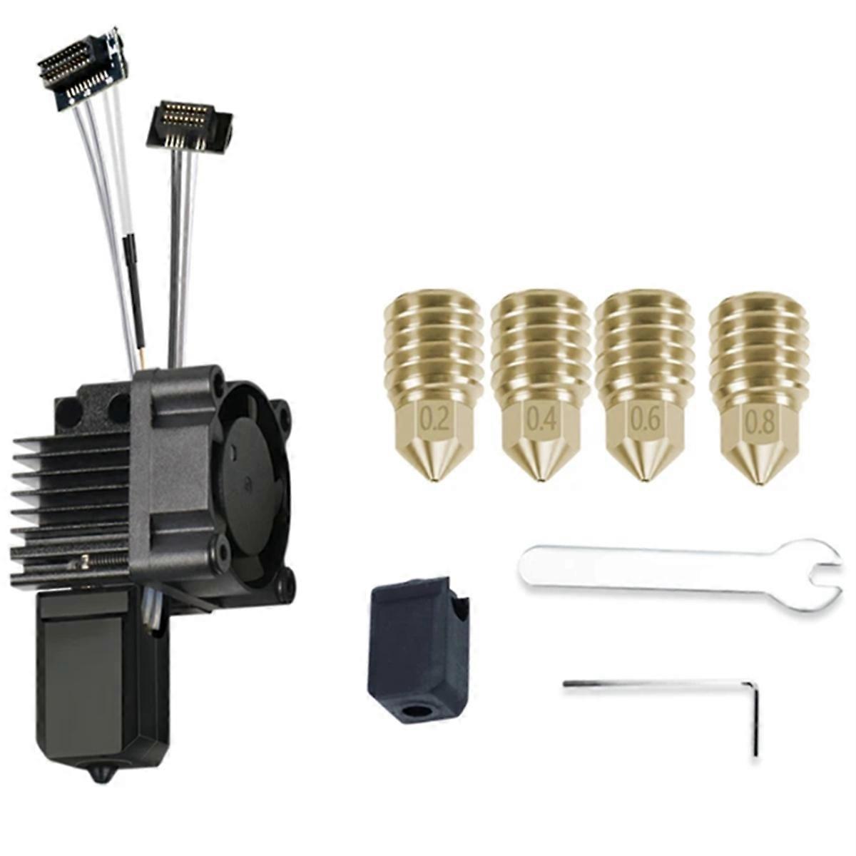 Complete Hotend Assembly Hotend for P1P P1S with Fan Upgrade 2.0 with Nozzle Complete Bamboo Lab P1 Carbon