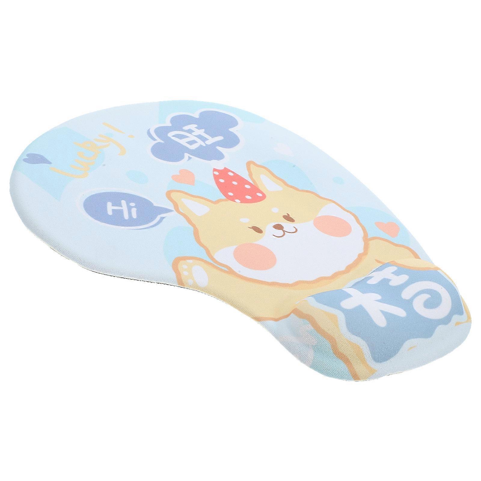 Cute Mouse Pad Silicone Wrist Rest for Comfortable Support 2Pcs Set