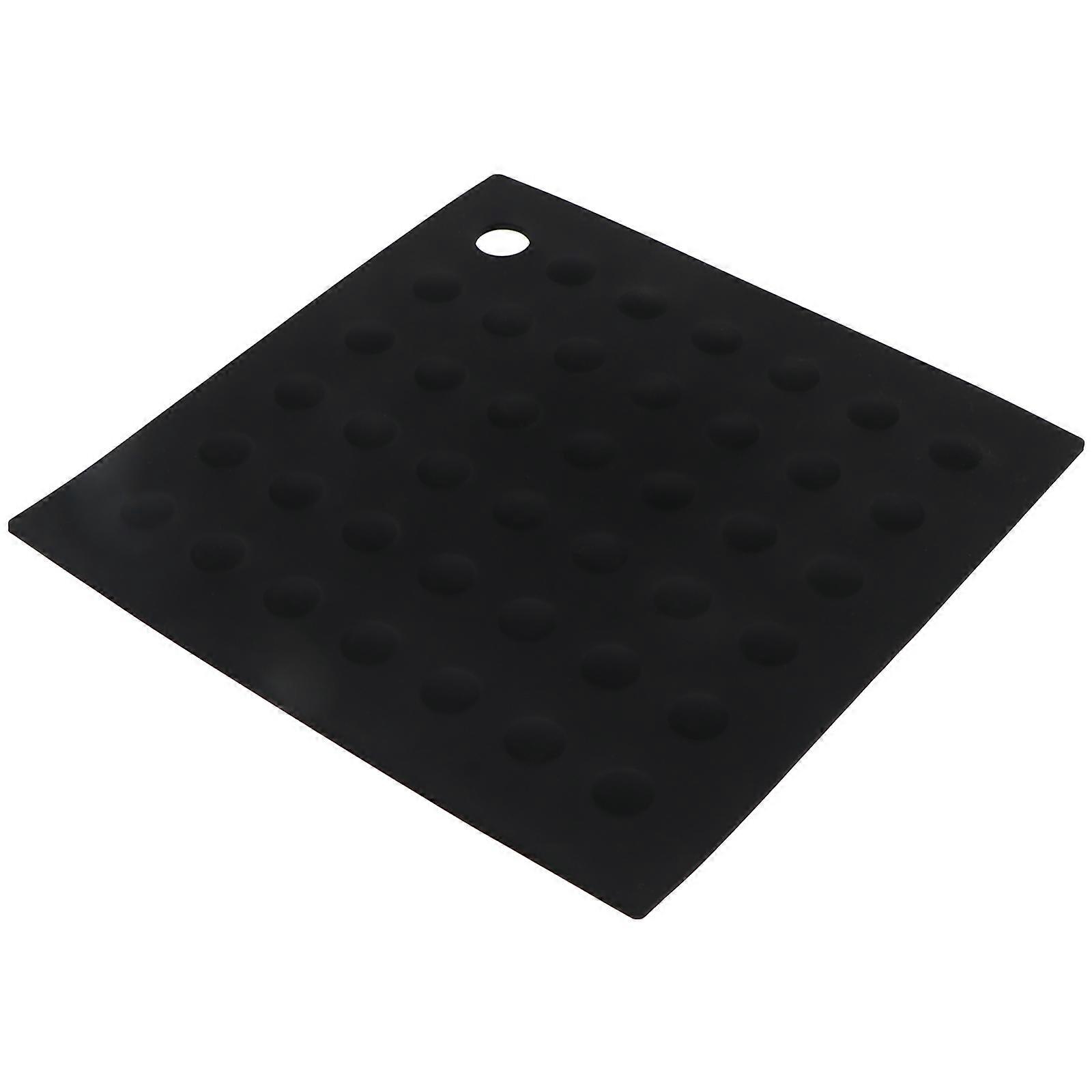 Black Silicone Trivet Mat for Protection Use Multi-Purpose Pot Holder